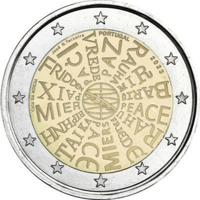 Portugal-2Euro-2023-Frieden-RS
