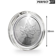 365297 - ultra-perfect-fit-muenzkapseln-fuer-1-oz-maple-leaf-silber-3800-mm-10er-pack
