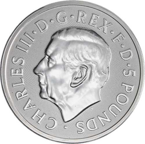 Großbritannien-5 Pfund-2025-AGstgl-Greyhound-RS