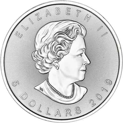 Canada-5-Dollar-2019-Maple-Leaf-I