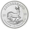 Südafrika 1 Rand 2020 Silber Krügerrand Stgl. 