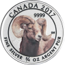 Kanada-2 Dollar-2017-AGstgl-Ziege-FD-Farbe-RS