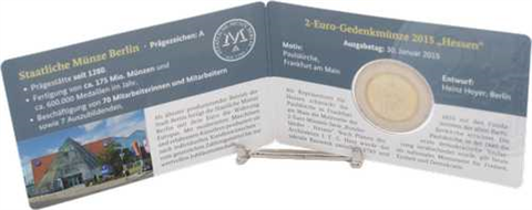 Deutschland-2 Euro-2015-Stgl-Paulskirche-Coincard-RS