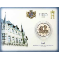 Luxemburg-2-Euro-2021-Hochzeitstag-von-Henri-und-Maria-Teresa-Fotoprägung-Coin-Card