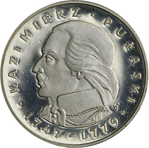 Polen-100 Zlotych-1976-AGpp-Kazimierz Pulaski-RS