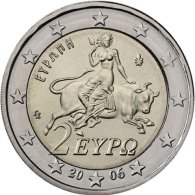Griechenland-2-Euro-2006-bfr-Europa-Stier-RS