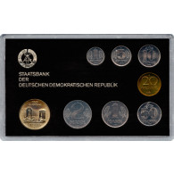 DDR Kurssatz 1 Pfennig bis 5 Mark 1985 Dresdner Frauenkirche 