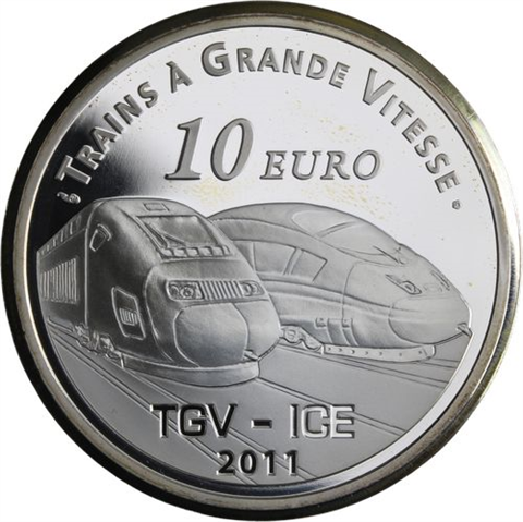 Frankreich-10Euro-2011-AGpp-MetzTGV-RS