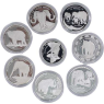 Mix-8xWerte-AGpp-Die Silber Elefanten-RS