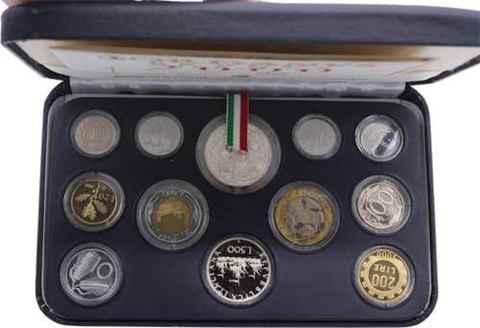 Italien-3388 Lire-2000-Stgl-KMS-Etui