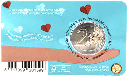 Belgien-2Euro-2022-stgl-Pflege-Pandemie-Coincard-RSI