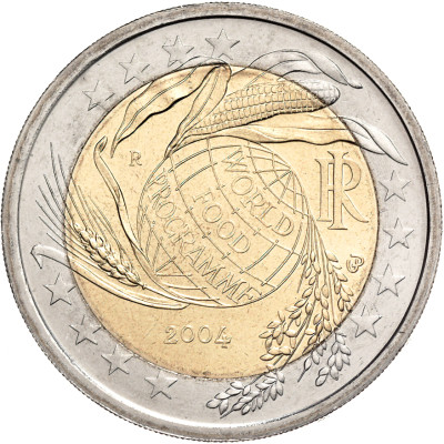 Italien 2 Euro 2004 bfr. Welternährungsprogramm