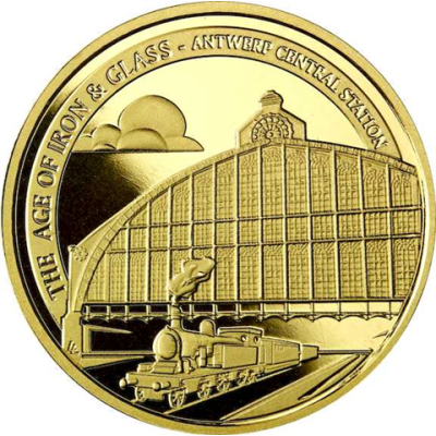 Belgien 50 Euro 2017 PP Antwerpen Zentralbahnhof 1