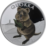 Australien-1 Dollar-2021-AGpp-Quokka-Farbe-RS