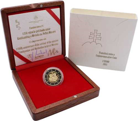 Slowakei-2 Euro-2013-PP-Byzantinische Mission-Etui