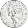 5 Euro Muenzen Silber Bartali San Marino 