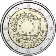 2 Euro Münzen Europa Flagge Finnland