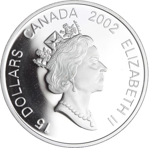 Kanada-15 Dollar-2002-AGpp-Pferd-RS