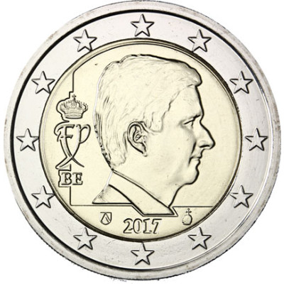 Belgien 2 Euro Kursmünze 2017 König Philippe  