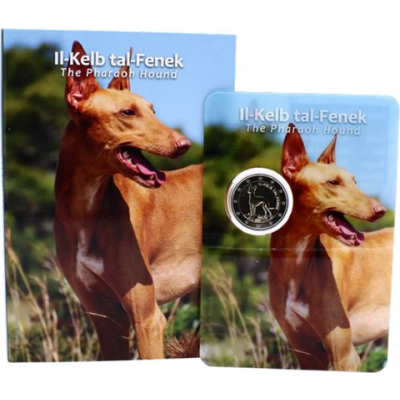 Malta-2 Euro-2026-Stgl-Pharaonenhund-Coincard