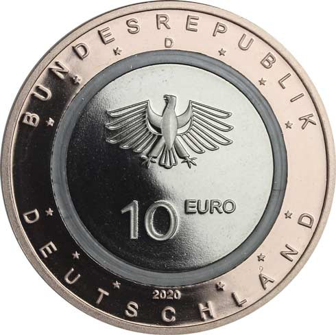 Deutschland 10 Euro 2020 PP An Land - Strandsegler Mzz. D