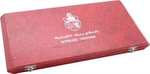 Tunesien-10x1Dinar-1969-AGbfr-GeschichteTunesiens-Etui1