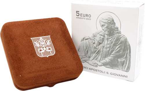 Vatikan-5Euro-20203-AGpp-HeiligerJohannes-VS