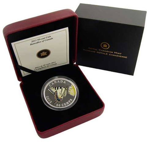 Kanada 50 Cents 2013 bfr Tiger Swallowtail I