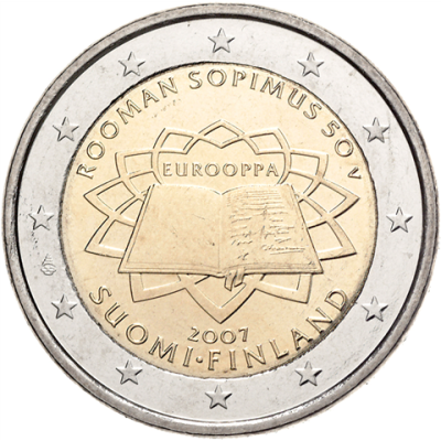 FInnland 2 Euro 2007 Römische Verträge I