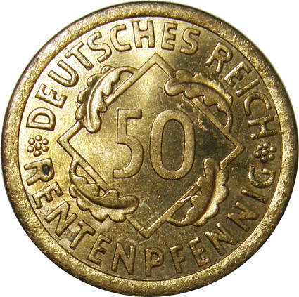 J.310  50 Rentenpfennig 1923 - 1924