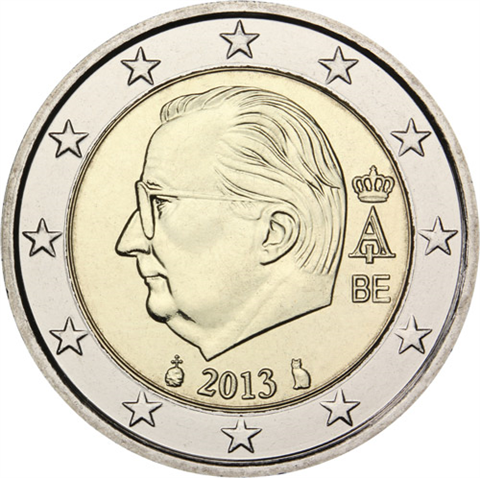 Belgien-2Euro-2013-Albert-RS