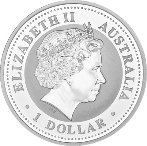 Australien-1-Unze-Silber-2003---1-Dollar-Kookaburra-RS