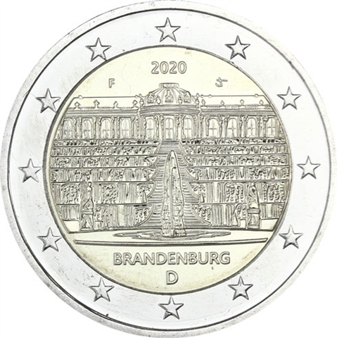 Deutschland-2Euro-2020-Schloss-Sanssouci-F-RS