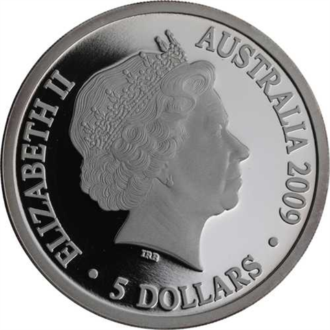 Australien-5 Dollar-2009-AGpp-Antarctic Explorers-Etui