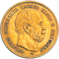 Historische Goldmünzen J. 244 - Preussen  5 Mark 1877-1878  Wilhelm I. Gold 