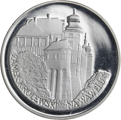 Polen-100 Zlotych-1977-AGpp-Königsschloss Krakau-RS