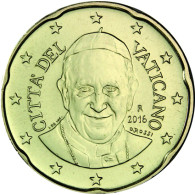 Vatikan 20 Cent 2016 bfr.  Papst  Franziskus