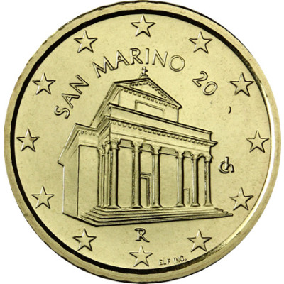 San Marino 10 Cent 2009 bfr. Basilika des Heiligen Marinus