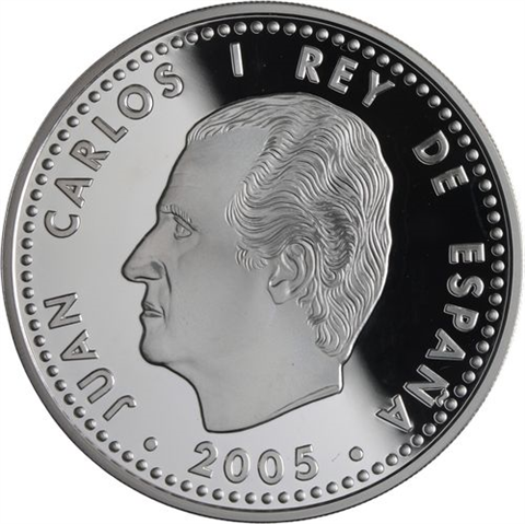 Spanien-10 Euro-2005-AGpp-Libertad Frieden-RS