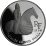 Frankreich-1,5 Euro 10 Francs-1996-AGpp-Chinesischer Reiter-RS