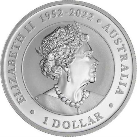 Australien-1 Dollar-2023-AGstgl-Farbe-Kookaburra-RS