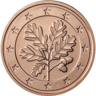 Deutschland 2 Euro-Cent F Stuttgart 2016 Kursmünze mit Eichenzweig