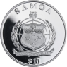 Samoa-10 Dollar-2009-PPvergoldet-The Voyage of Beagle-VS