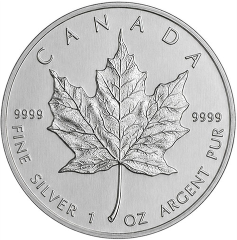 Kanada-5-Dollar-1994-1-Unze-Silber-Maple-Leaf-RS