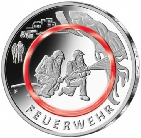 Deutschland-10Euro-2023-Feuerwehr-PP-Satz