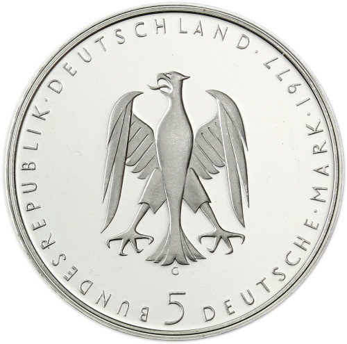Deutschland 5 DM Silber 1977 Stgl. Heinrich von Kleist