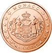 Monaco 1 Cent 2005 Polierte Platte
