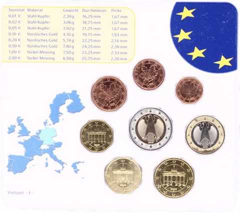 Deutschland-3,88 Euro-2005-Stgl-Kurs-MzzF-RS