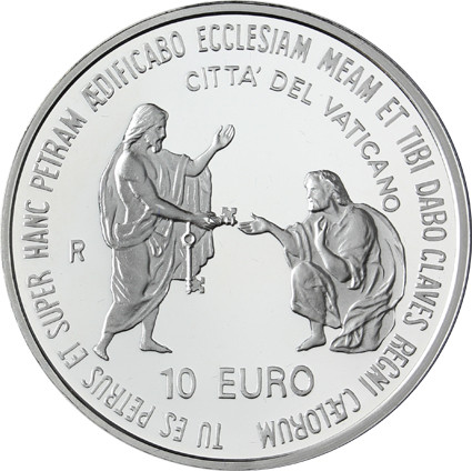 Vatikan 5 und  10 Euro 2003 PP Rosenkranzjahr und 25. Pontifikatsjahr Johannes Paul II