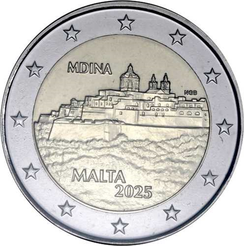 Malta-2-Euro-2025-Stgl-Mdina-RS